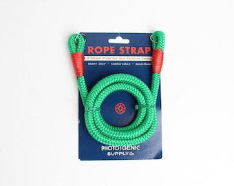 Green and Red ROPE STRAP by Photogenic Supply Co.