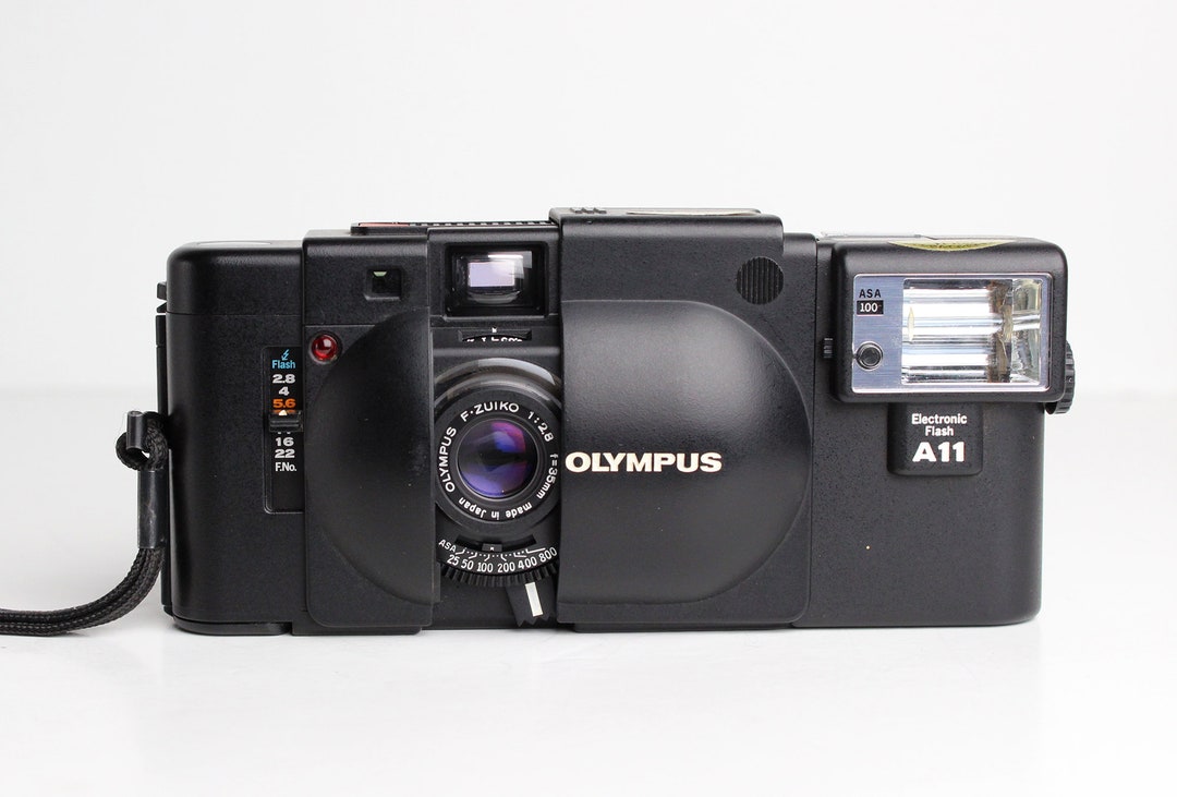OLYMPUS XA Rangefinder 35mm Film Camera With 35mm F/2.8 Lens and A11