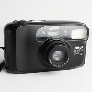 NIKON One Touch Zoom AF 35mm Point&Shoot Film Camera with 38-70mm Nikon Zoom Lens - Works - Battery Included