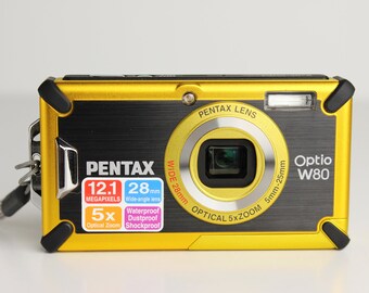 【早い者勝ち!】PENTAX Optio W80 12.1メガピクセル Pentax Optio W80 CR 12.1 Mega Pixels Waterproof 5m Digital