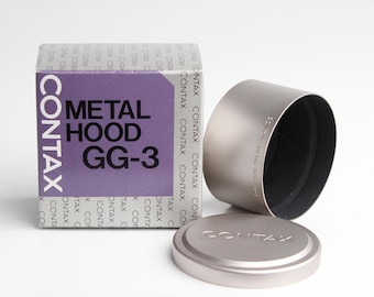 Original Contax Metal Hood GG-3 with Metal Cap GK-54 Mint in the Box