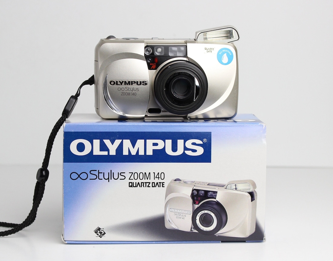 OLYMPUS Stylus Zoom 140 Silver 35mm Point&shoot Film Camera