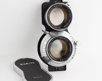 MAMIYA SEKOR 105mm f/3.5 Lens with Seikosha-S Shutter Chrome for Mamiya C200 C330