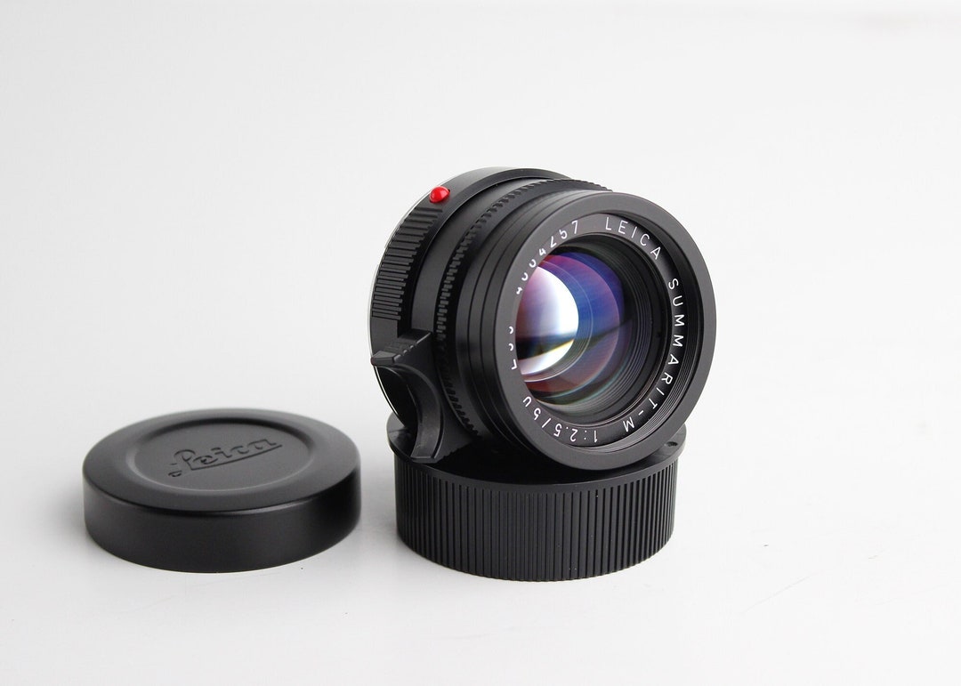 LEITZ LEICA SUMMARIT-M 50mm F/2.5 Lens 11644 6 Bit Coding Both Caps ...