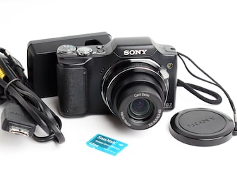 SONY Cyber-Shot DSC-H20 10.1 Mega Pixels Point-and-Shoot Digital Camera with 2GB Memory Stick - Works