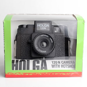 HOLGA 120 N Camera with Hotshoe 120 Film Medium Format Camera Mint in the Box image 1
