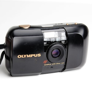 OLYMPUS Infinity Stylus Mju I Gold Button Quartz Date 35mm