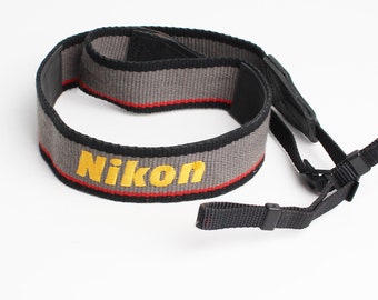Original Vintage NIKON Camera Shoulder Strap - Excellent Condition!