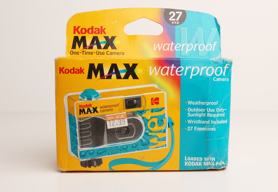 KODAK Waterproof With Kodak MAX 35mm Color Etsy KODAK Waterproof With Kodak MAX 35mm Color Etsy