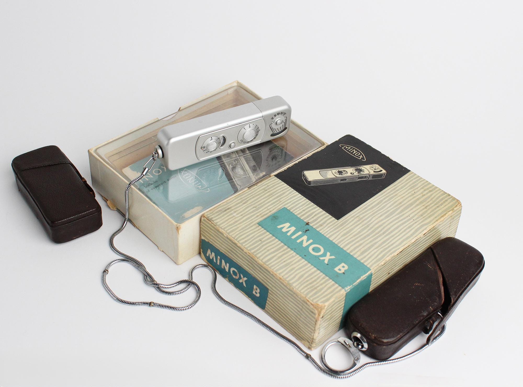 ミノックス　小型カメラ　MINOX B型 スパイカメラ MINOX B型＜ケース付き＞◇ミノックス ドイツ製 超小型