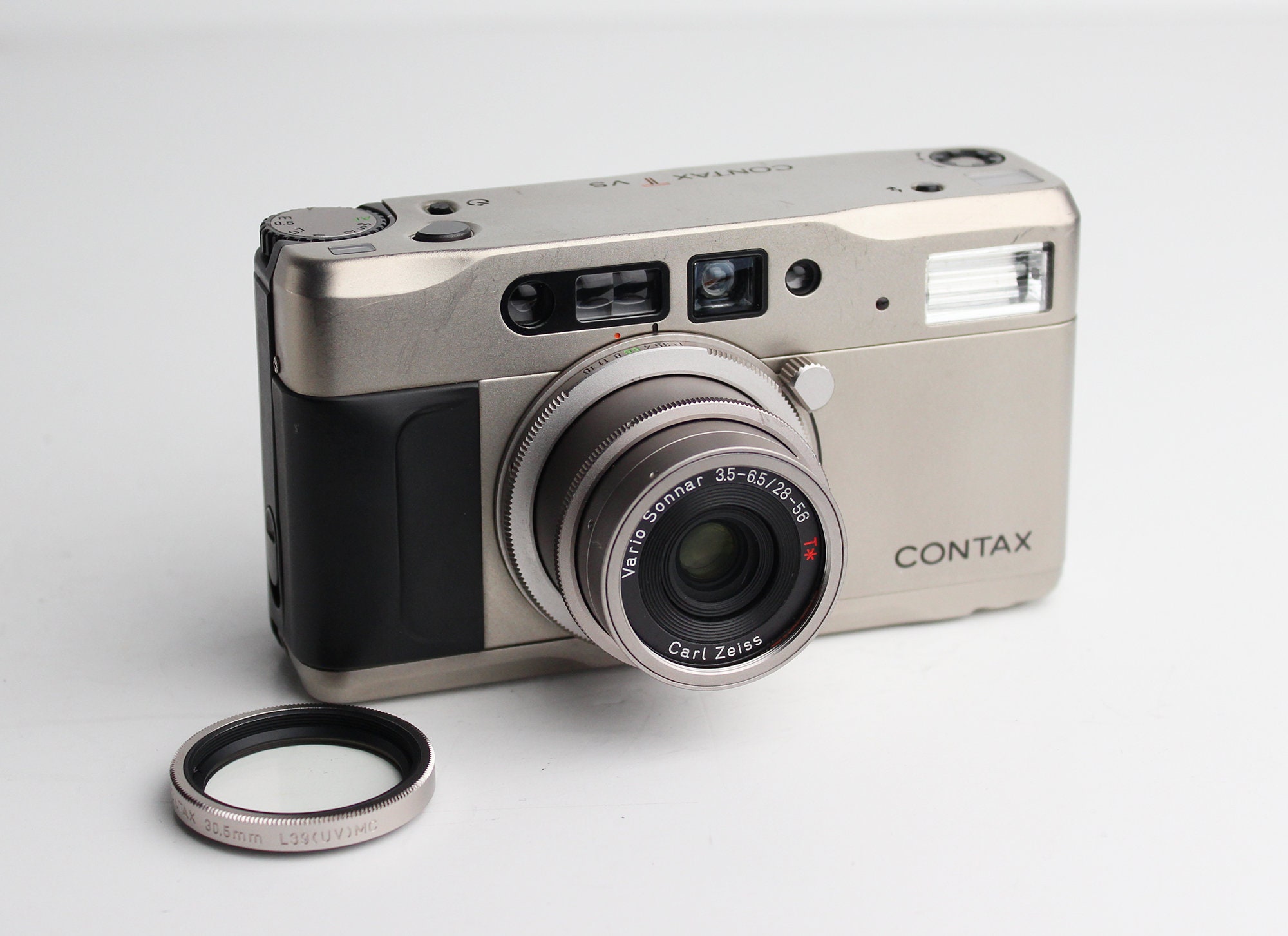 CONTAX TVS Point-and-shoot 35mm Compact Film Camera Complete - Etsy