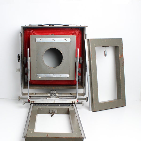 Burke & James GROVER 8x10 Large Format Field Camera with Extension - Made in Chicago USA  - Perfect for Wet Plate Photography