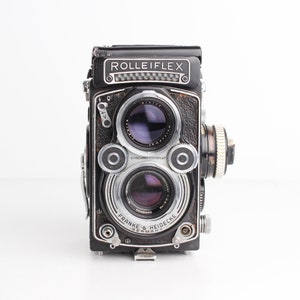 ROLLEIFLEX 3.5F Type 1 with 75mm f/3.5 XENOTAR Lens 6x6 TLR Medium Format Film Camera Needs Repair image 1