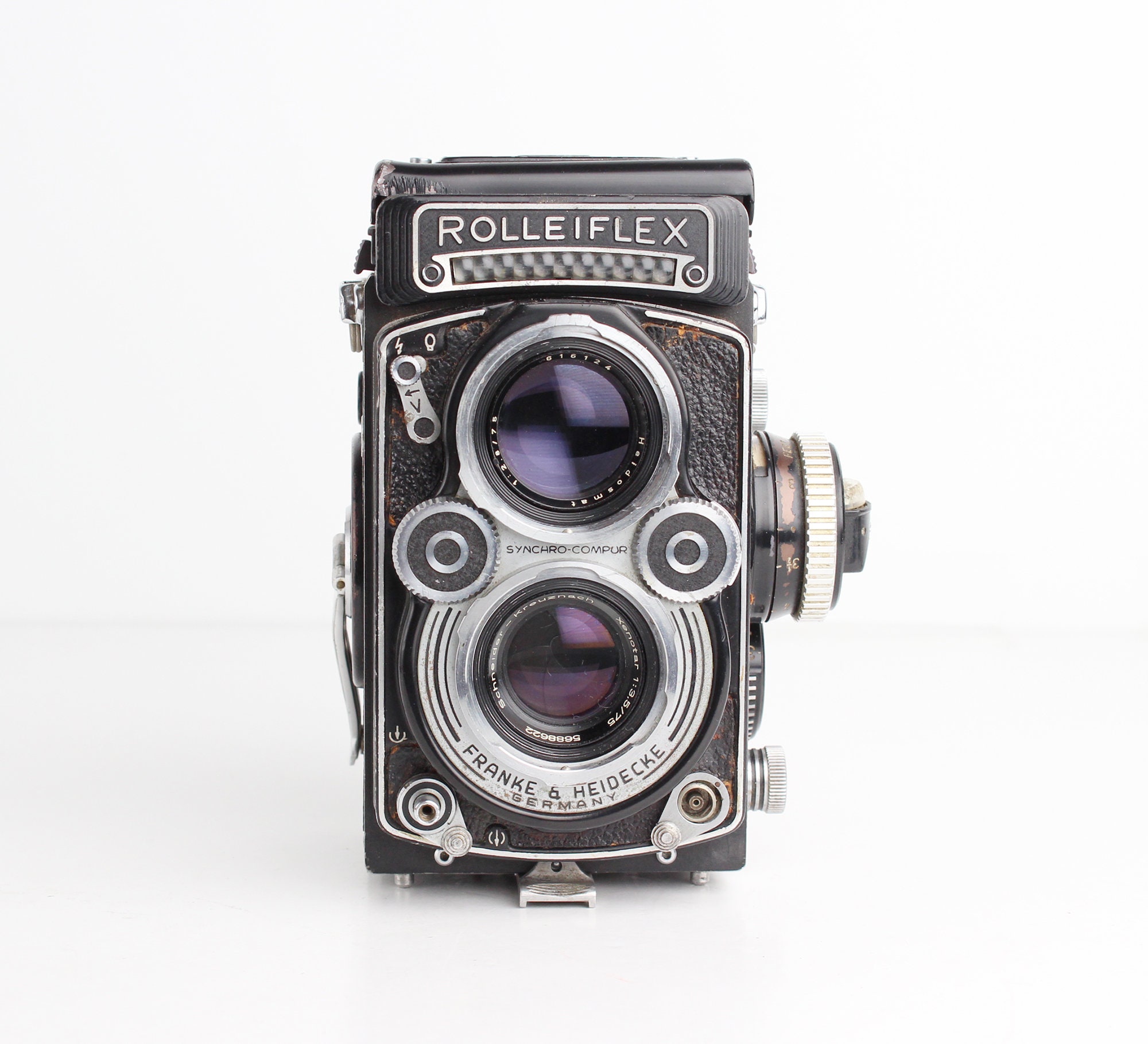 ROLLEIFLEX 3.5F Type 1 With 75mm F/3.5 XENOTAR Lens 6x6 TLR ROLLEIFLEX 3.5F Type 1 With 75mm F/3.5 XENOTAR Lens 6x6 TLR