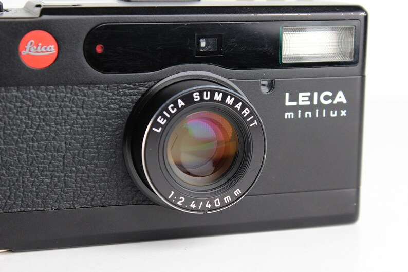 LEICA BLACK Minilux 35mm Point&shoot Film Camera With Leica Etsy