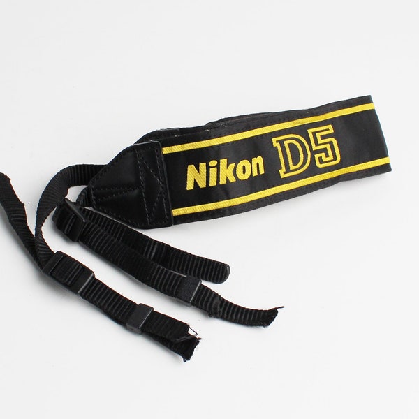 Original Vintage NIKON D5 Camera Shoulder Strap - Excellent Condition!