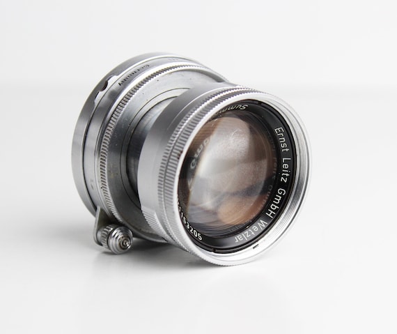 LEITZ LEICA SUMMICRON 50mm F/2 Collapsible M39 Screw Mount LEITZ LEICA SUMMICRON 50mm F/2 Collapsible M39 Screw Mount