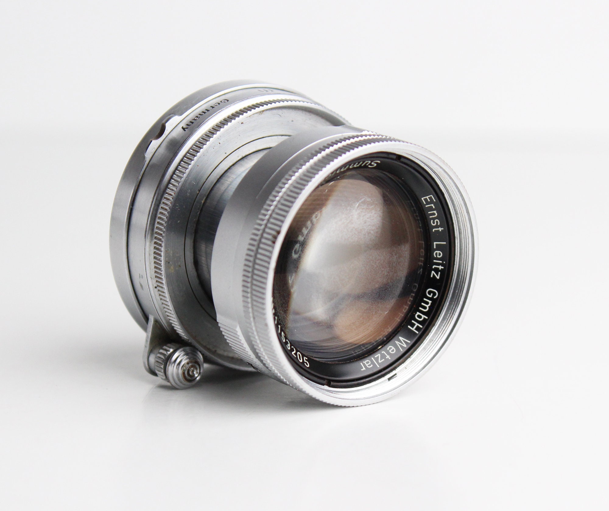 LEITZ LEICA SUMMICRON 50mm F/2 Collapsible M39 Screw Mount LEITZ LEICA SUMMICRON 50mm F/2 Collapsible M39 Screw Mount