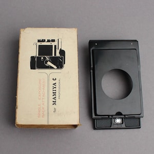 MAMIYA Single Exposure Back Attachment for Mamiya C Cameras