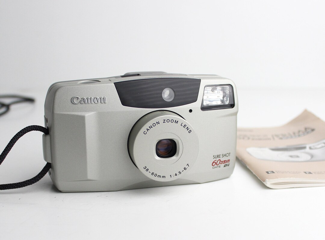 CANON Sure Shot 60 ZOOM Date Pointandshoot Autofocus 35mm Etsy