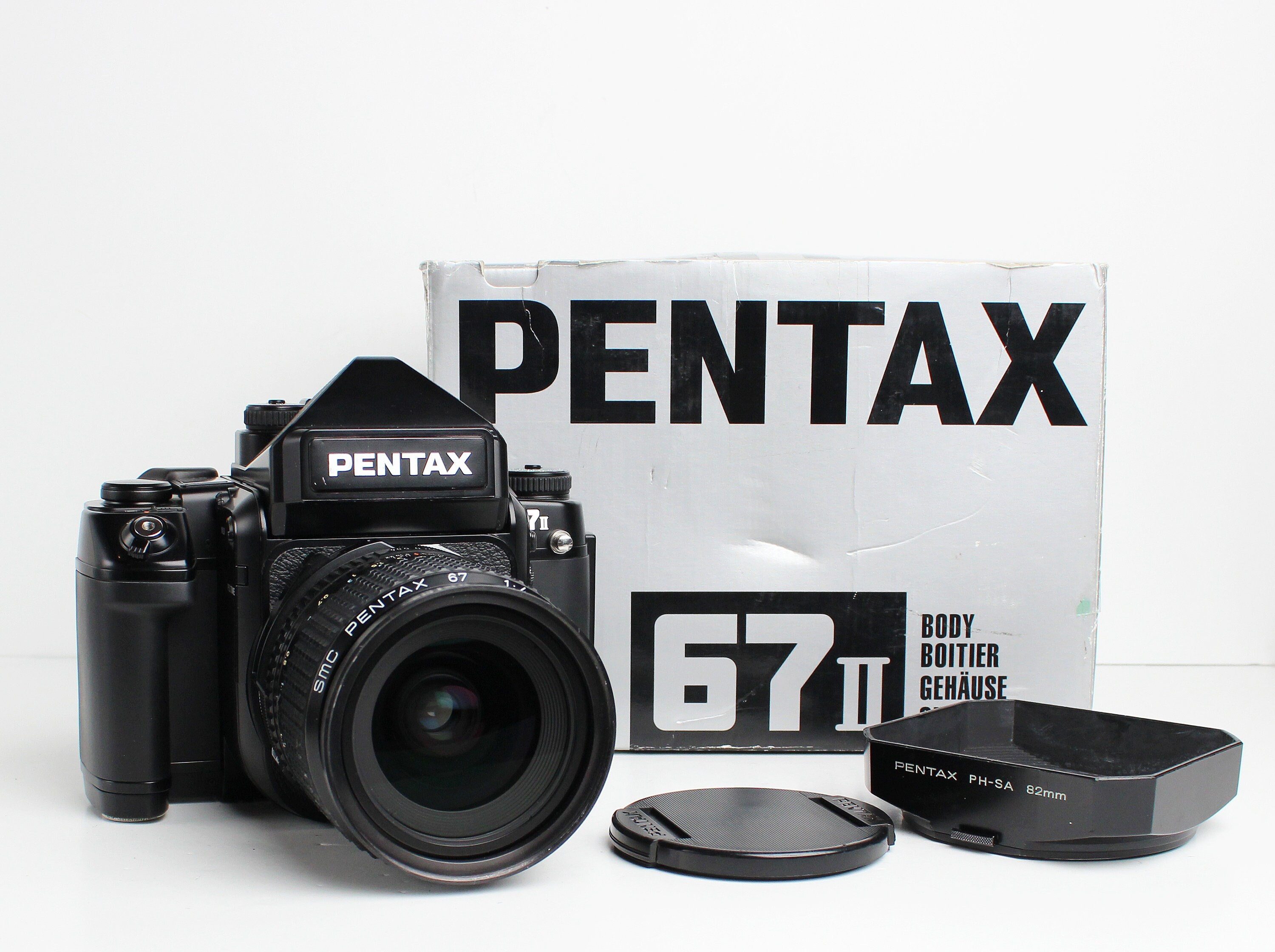 PENTAX 67II Medium Format Film Camera With AE SMC Pentax 67 55mm F