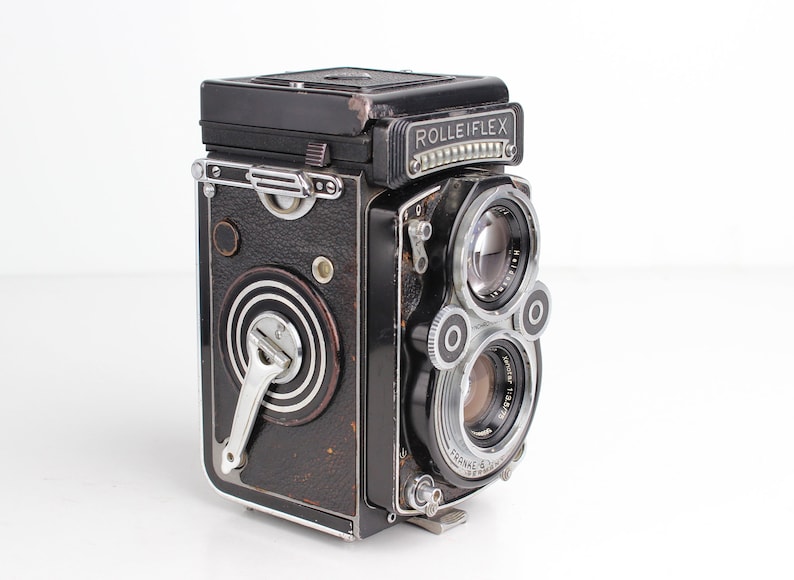 ROLLEIFLEX 3.5F Type 1 with 75mm f/3.5 XENOTAR Lens 6x6 TLR Medium Format Film Camera Needs Repair image 4