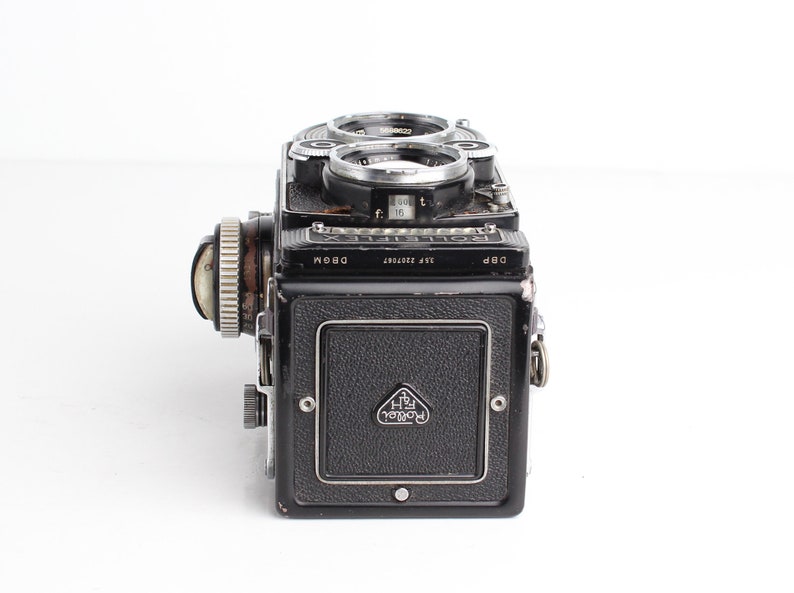 ROLLEIFLEX 3.5F Type 1 with 75mm f/3.5 XENOTAR Lens 6x6 TLR Medium Format Film Camera Needs Repair image 8