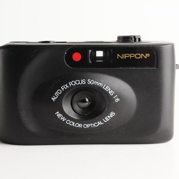 NIPPON Auto Fix Focus 35mm Film - Plastic Toy, Battery Free Camera - Works