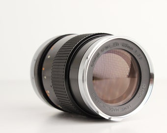 ほぼ新品のブラック Canon FTb QL SLR 35 mm フィルム カメラ +
