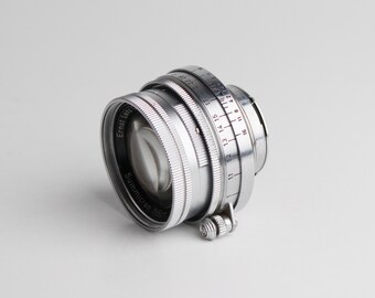 LEITZ LEICA SUMMICRON 50mm F/2 Collapsible M39 Screw Mount Lens