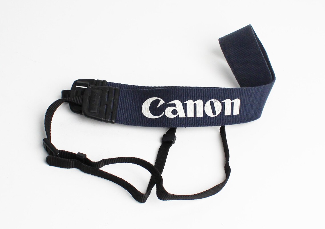 Original Vintage Canon EOS SLR or DSLR Camera Shoulder Strap, photo 1 sur 3
