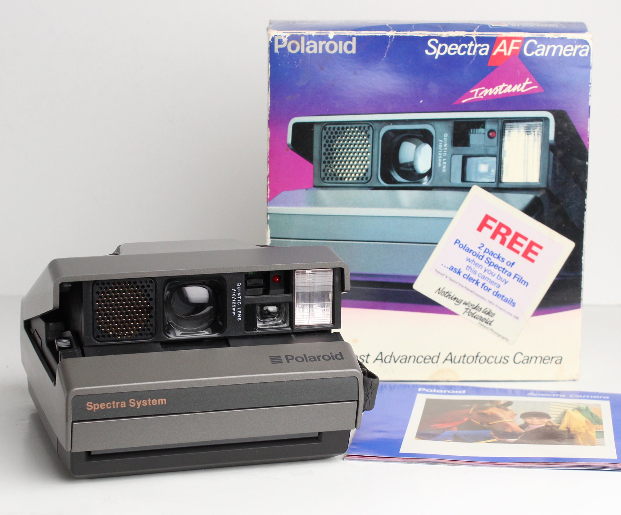 Spectra Polaroid Battery Pack Vintage 1980s POLAROID Spectra AF