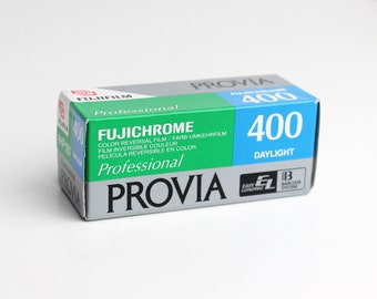 FUJIFILM Fujichrome Provia 400 Professional Color Reversal 120 Type Film - Expired 2001