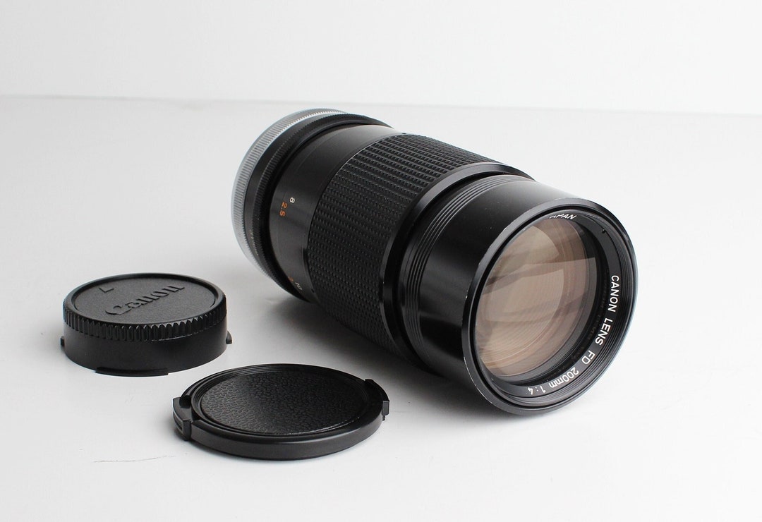Dslr Lens Canon Fd 200mm F4 Macro Canon FD 200mm F4 Macro Lens #G355 - Main Image
