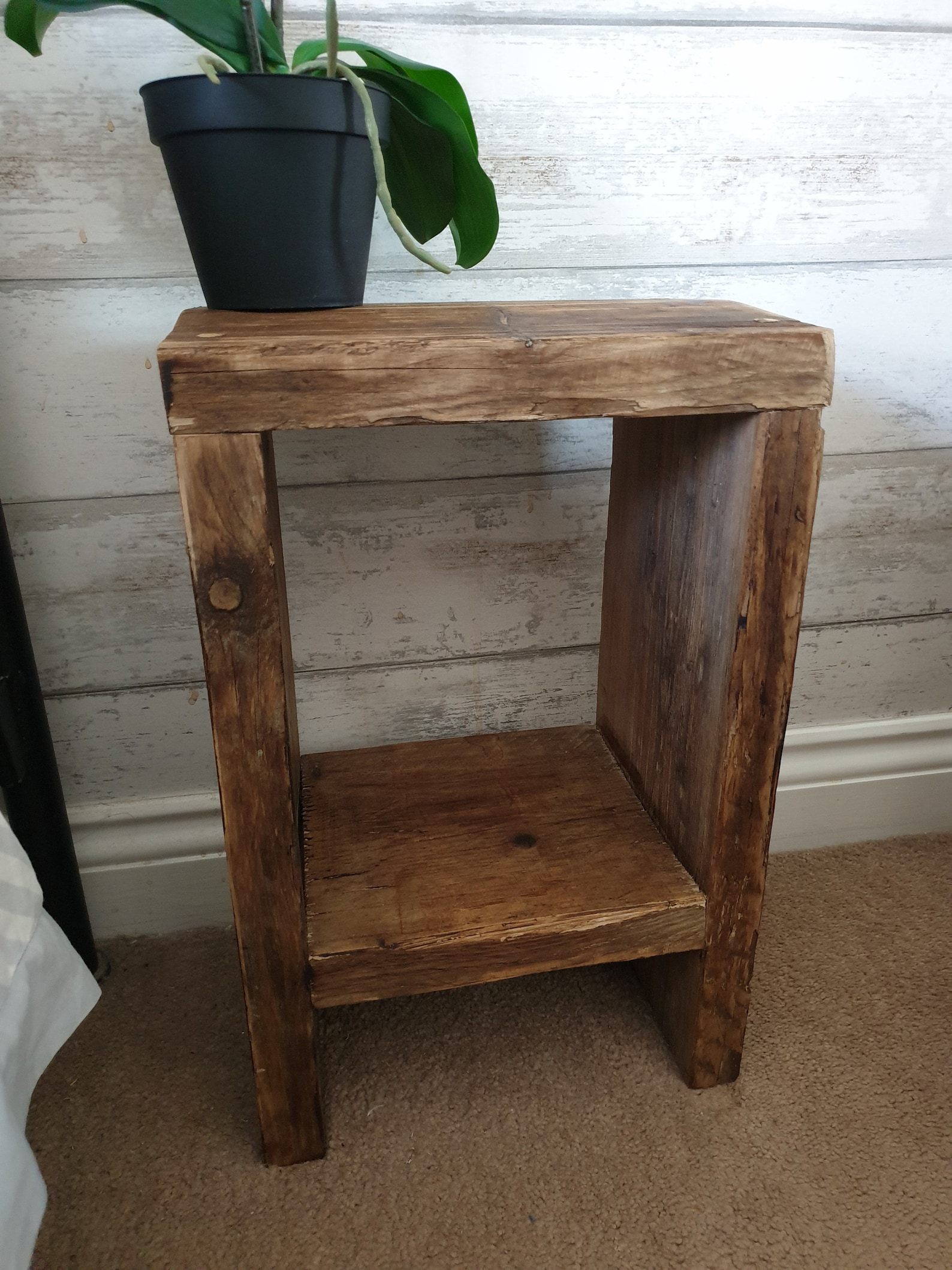 Handmade Bedside Table From Reclaimed Wood. Etsy UK