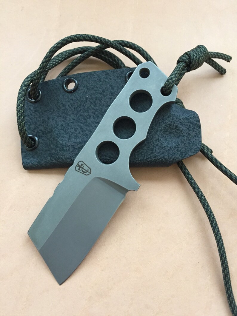 Custom handmade Neck cleaver knife Etsy