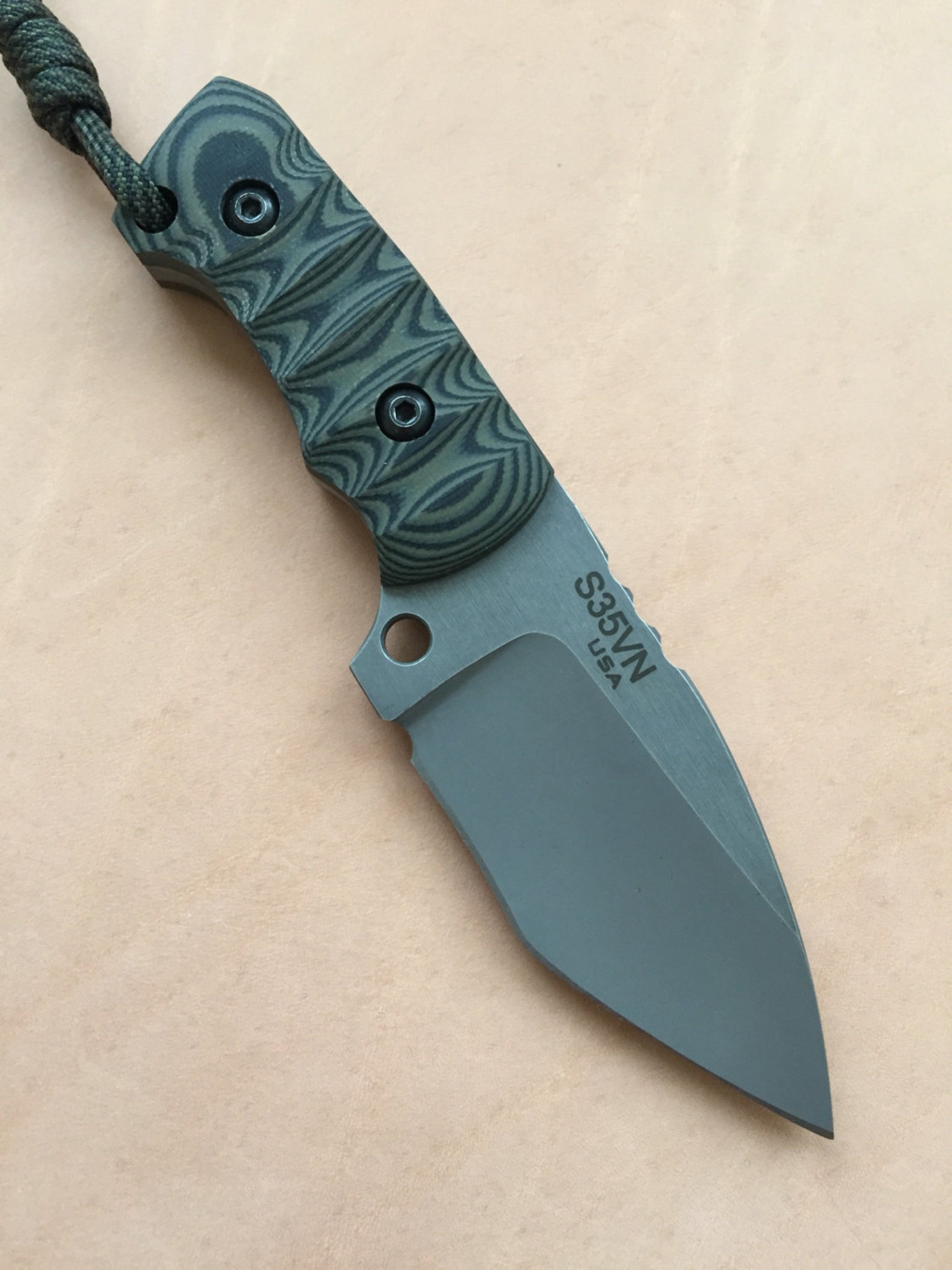 Custom handmade EDC knife Etsy