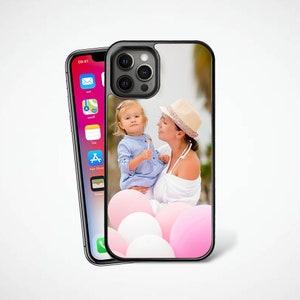 PERSONALISED phone case photo case hard plastic custom cover for apple iphone 11 12 13 14 15 16 Pro Max