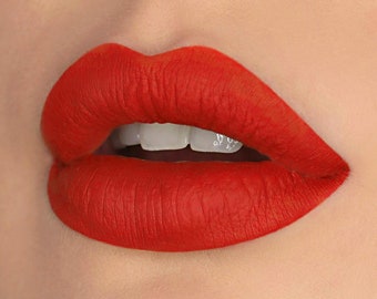 Fireball - Rossetto liquido opaco arancione vegano