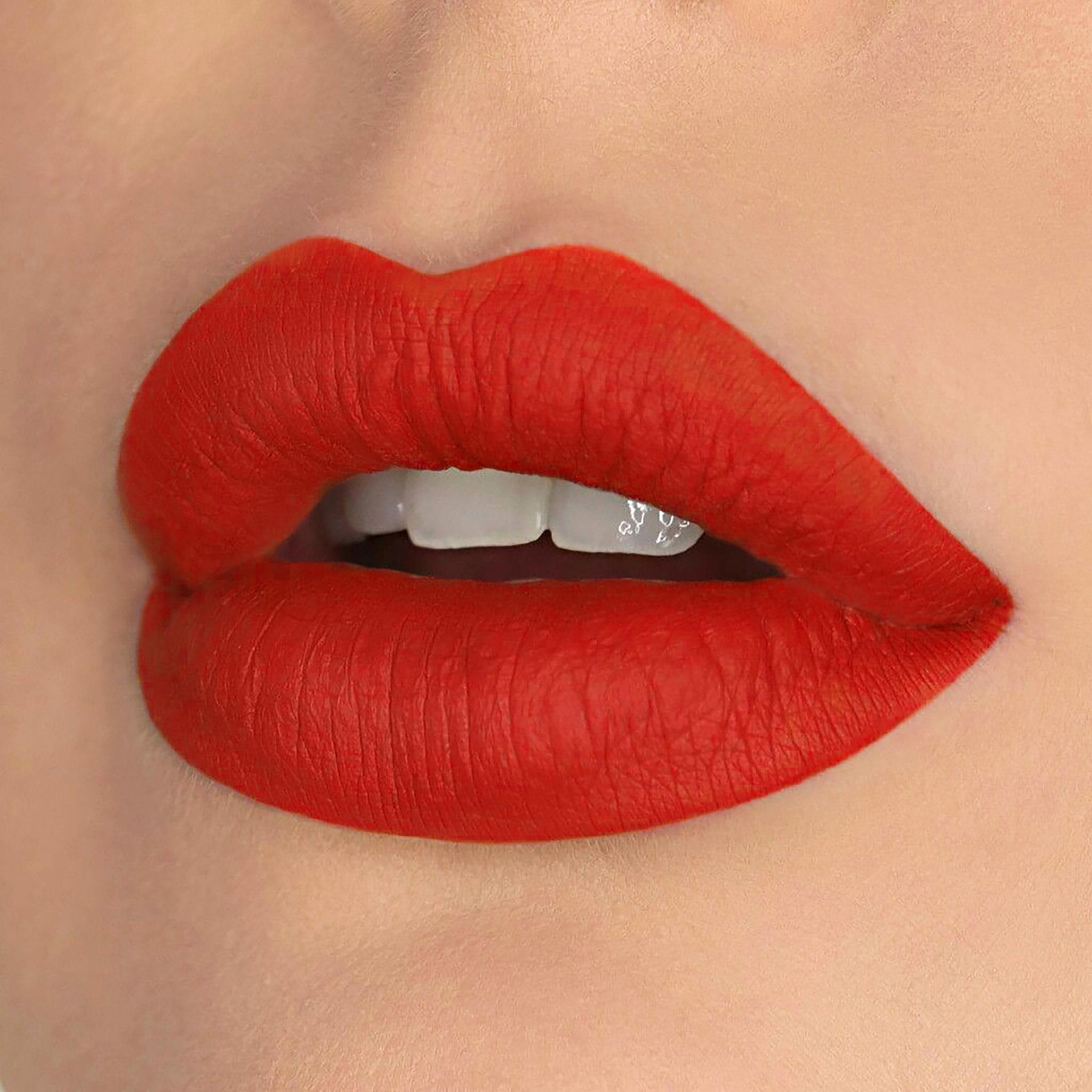 Fireball - Vegan Orange Matte Liquid Lipstick - Etsy