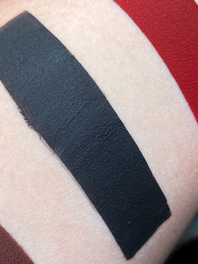 Underworld Vegan Black Matte Liquid Lipstick image 4