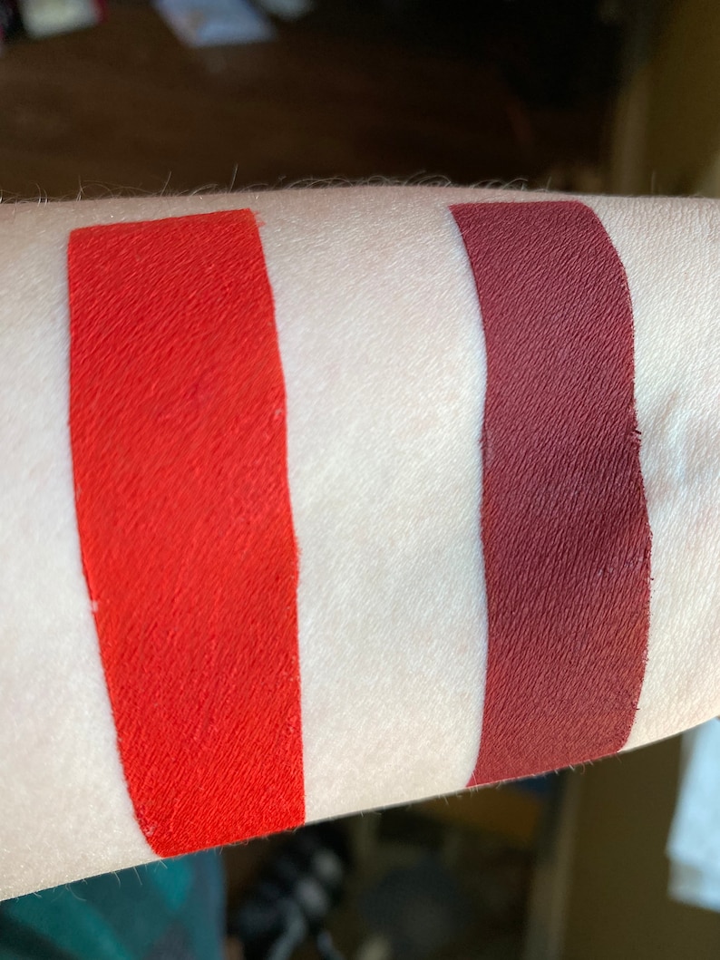 Rubies Vegan Red Matte Liquid Lipstick image 4