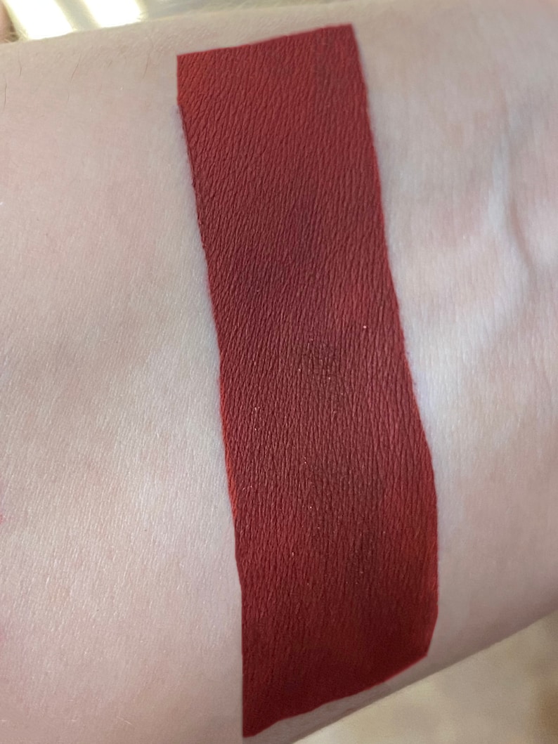 Goddess Vegan Red Brown Matte Liquid Lipstick image 3