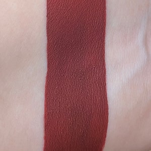 Goddess Vegan Red Brown Matte Liquid Lipstick image 4