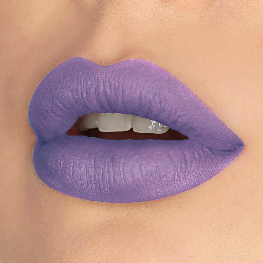 Fairy Dust Vegan Purple Lilac Matte Liquid Lipstick Etsy