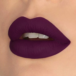 Dark purple sale matte liquid lipstick