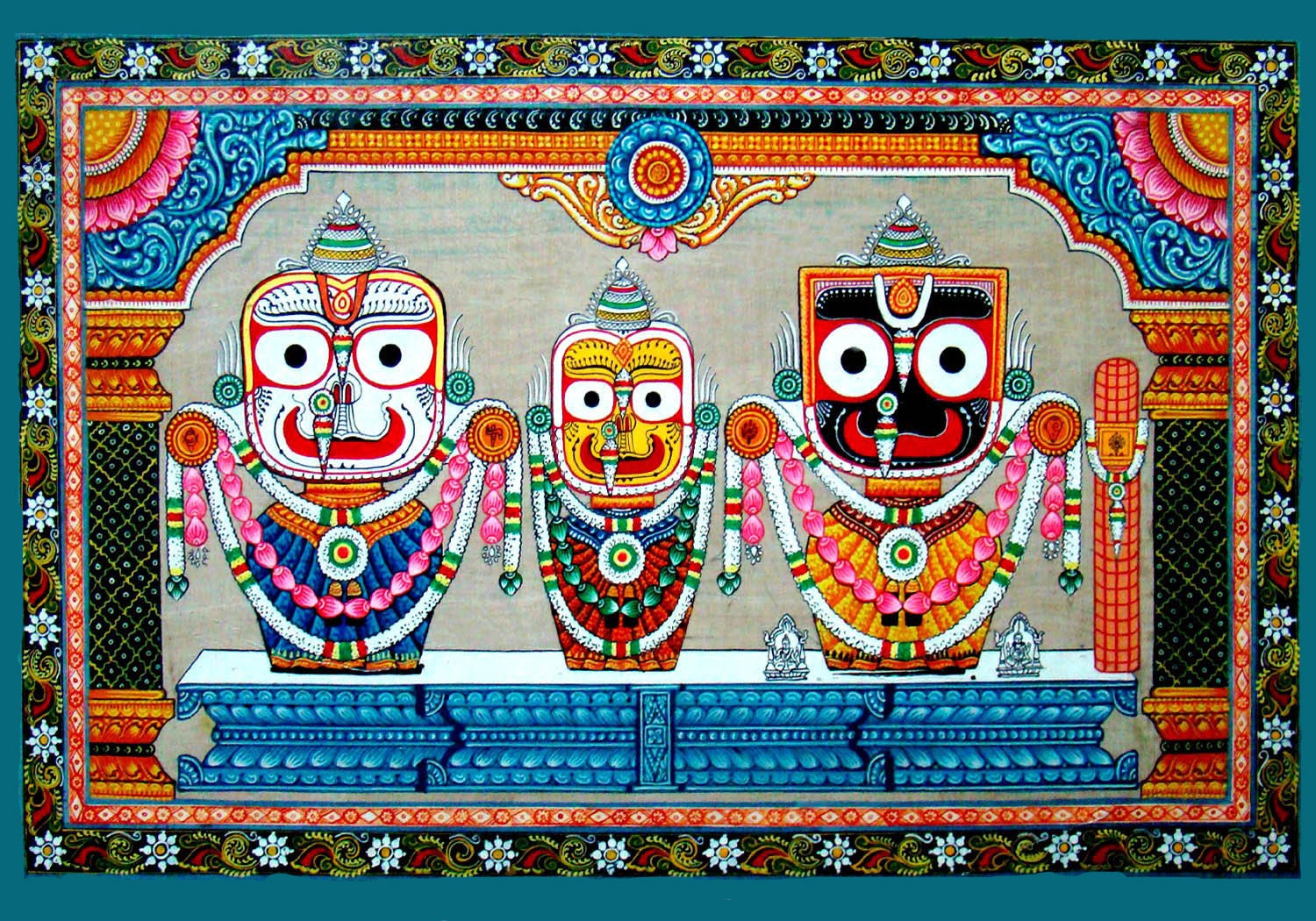 Lord Jagannath Canvas Art. Jagannath Puri temple Custom wall Etsy