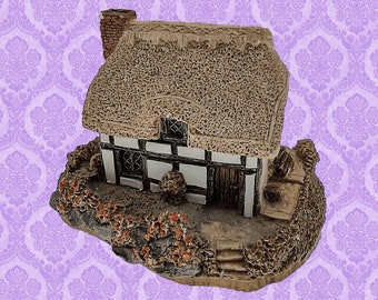 Beautiful Vintage Miniature Cottage -  Riverview 1987 - Lilliput Lane Miniature Masterpieces - Handmade In Cumbria