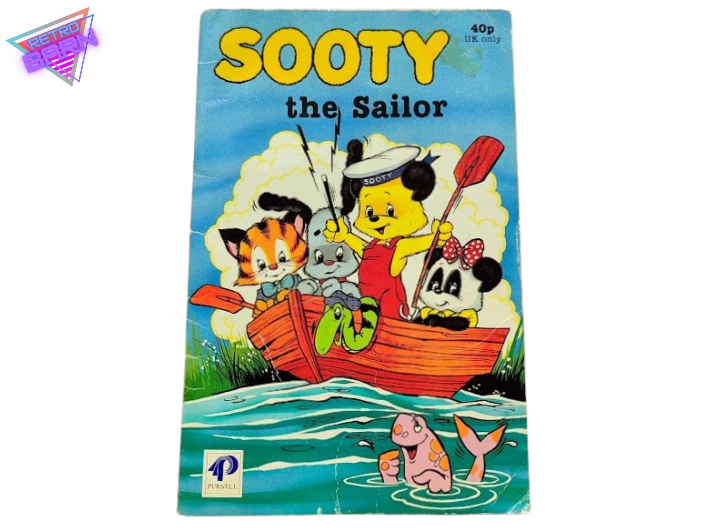 SOOTY 本 イギリスアンティーク Sooty the Sailor – Vintage 1985 Purnell Mini Paperback | Classic