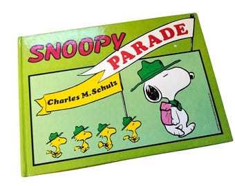 Snoopy Parade - 1983 Vintage Hardback - Charles M. Schulz - Peanuts Comic Strips - Excellent Condition